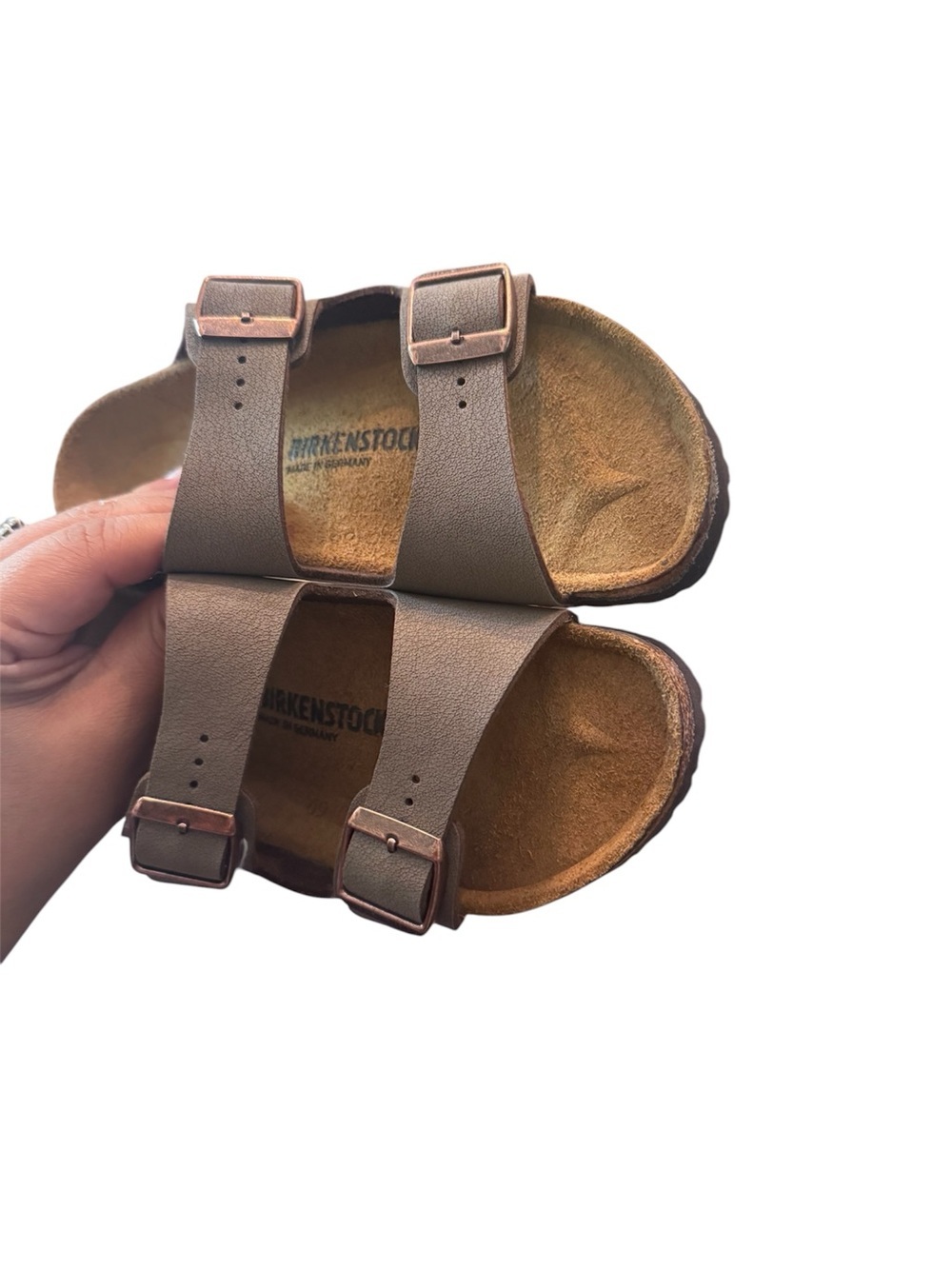 Birkenstock Arizona Mocha Kids Sandals - Picture 4 of 5